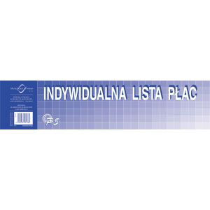 Druk MiP Indywidualna Lista Płac 1/3 A3/50